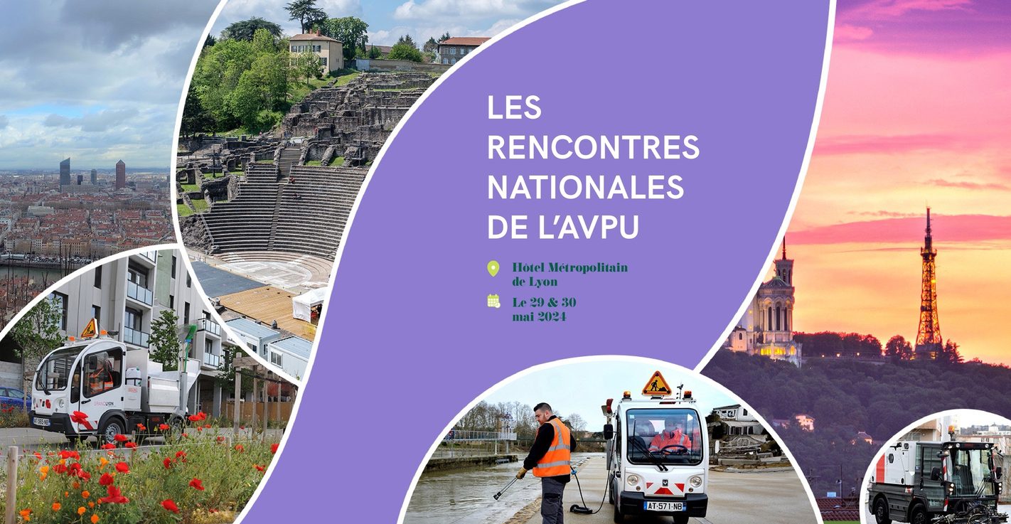 L'affiche des Les rencontres Nationales de l’AVPU 2024 à Lyon